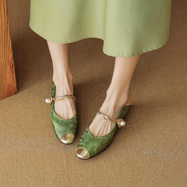 Handcrafted Luxury Leather Women’s Shoes: Elegance Meets Artisanal Quality(EcqiHL-3056)