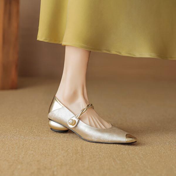 Handcrafted Luxury Leather Women’s Shoes: Elegance Meets Artisanal Quality(EcqiHL-3056)