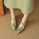 Handcrafted Genuine Leather Women's Shoes: Elegant Luxury with Superior Craftsmanship(EcqiH-3088)