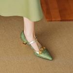 Handcrafted Genuine Leather Women's Shoes: Elegant Luxury with Superior Craftsmanship(EcqiH-3088)