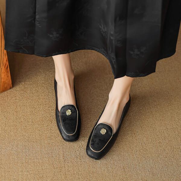 Handcrafted Luxury Genuine Leather Women’s Shoes - Elegant Quality(EcqiH-3090)