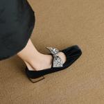 Elegant Handcrafted Leather Women's Shoes - Luxury Quality(EcqiHL-3103)