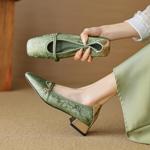 Exquisite Handcrafted Leather Shoes for Elegant Women(EcqiHL-3188)