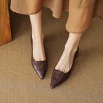 Handcrafted Luxe Leather Women's Shoes for Elegance(EcqiH-3288)