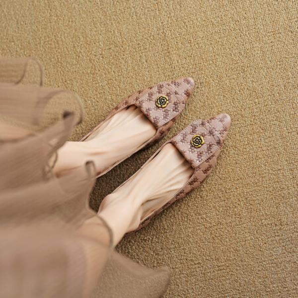 Elegant High-End Handcrafted Leather Women's Shoes(EcqiH-3320)