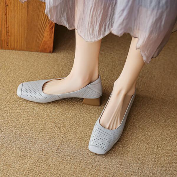 Handcrafted Luxury Genuine Leather Women's Shoes(EcqiHL-3359)