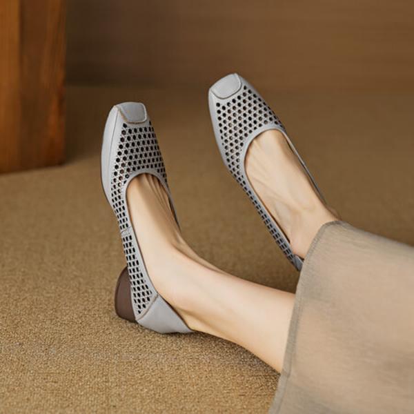 Luxurious Handmade Leather Women's Shoes: Craftsmanship Redefined(EcqiH-3345)