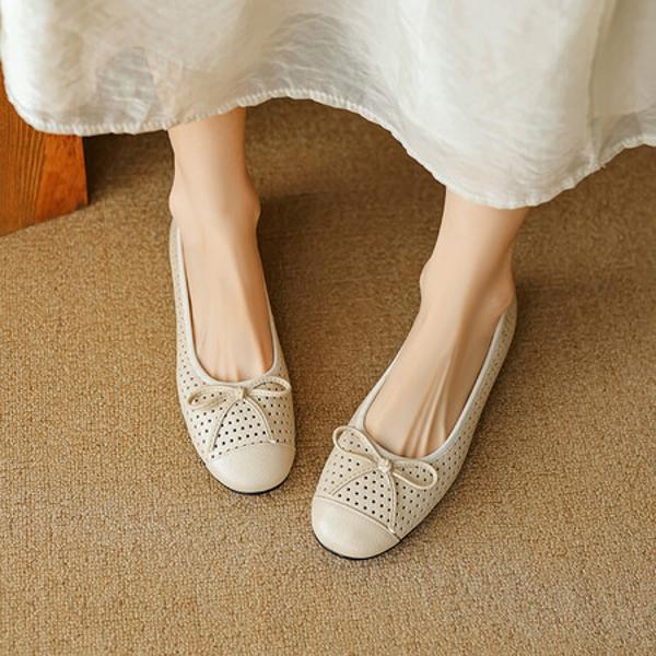 Exquisite Handcrafted Leather Women's Shoes: Elegant Luxury with Superior Quality(EcqiH-2672-D)