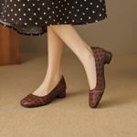Elegant Handcrafted Genuine Leather Women's Shoes of Luxurious Quality(EcqiH-3626)