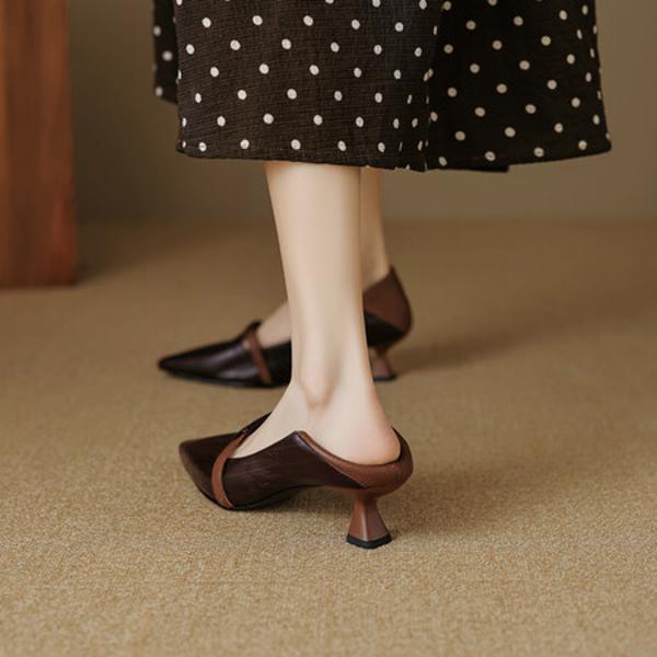 Elegant Handmade Leather Women's Shoes: Luxury Craftsmanship Redefined(EcqiH-3637)