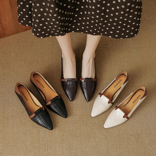 Elegant Handmade Leather Women's Shoes: Luxury Craftsmanship Redefined(EcqiH-3637)