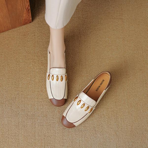 Handcrafted Luxury Leather Women’s Shoes: Elegant Artisanship(EcqiH-3645)