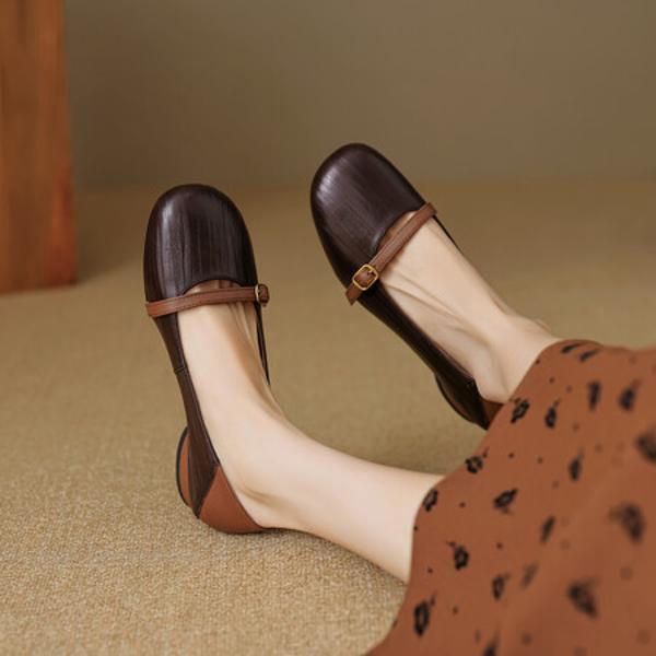 Elegant Handcrafted Genuine Leather Women's Shoes(EcqiH-3640)