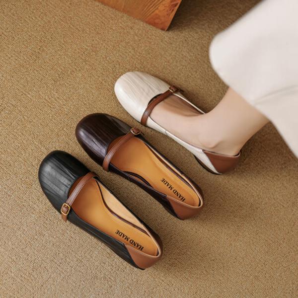 Elegant Handcrafted Genuine Leather Women's Shoes(EcqiH-3640)