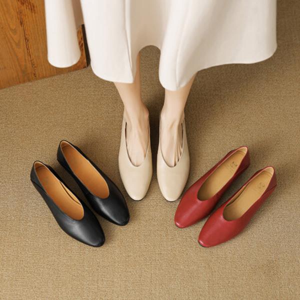 Elegant Handcrafted Leather Women's Shoes - Luxury Quality(EcqiHL-3670)