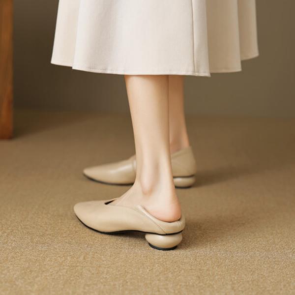 Elegant Handcrafted Leather Women's Shoes - Luxury Quality(EcqiHL-3670)