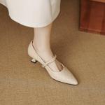 Elegantly Crafted Genuine Leather Women's Shoes: Luxury & Superior Quality(EcqiH-3665)