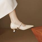 Elegantly Crafted Genuine Leather Women's Shoes: Luxury & Superior Quality(EcqiH-3665)