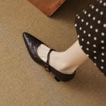 Elegantly Crafted Genuine Leather Women's Shoes: Luxury & Superior Quality(EcqiH-3665)