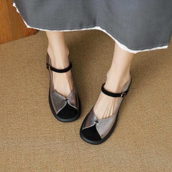 Handcrafted Luxury Leather Women's Shoes - Exquisite Elegance(EcqiH-3702)