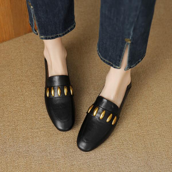 Luxury Handmade Leather Women's Shoes: Elegance in Every Stitch(EcqiH-3706)