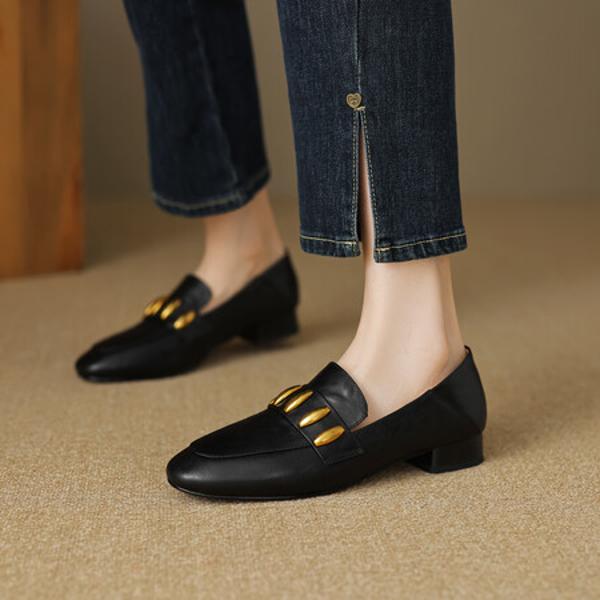 Luxury Handmade Leather Women's Shoes: Elegance in Every Stitch(EcqiH-3706)