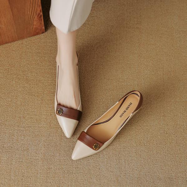 Exquisite Handcrafted Leather Women’s Shoes: Elegance Meets Luxury(EcqiH-3650)