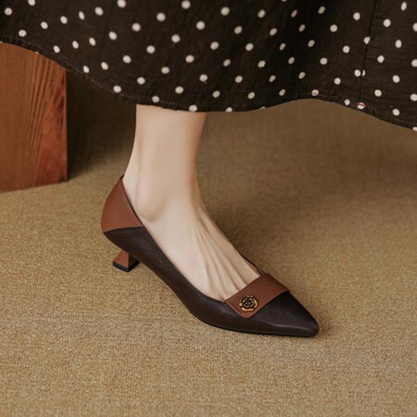 Exquisite Handcrafted Leather Women’s Shoes: Elegance Meets Luxury(EcqiH-3650)