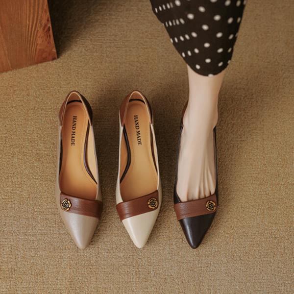 Exquisite Handcrafted Leather Women’s Shoes: Elegance Meets Luxury(EcqiH-3650)