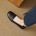 Handcrafted Leather Women's Shoes: Exquisite Elegance in Every Detail(EcqiHL-3715)