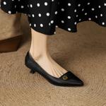 Elegant Handcrafted Leather Women's Shoes - Luxury Craftsmanship(EcqiH-3722)