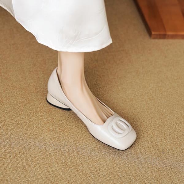 Elegant Handcrafted Leather Women's Shoes of Luxury(EcqiH-3730)