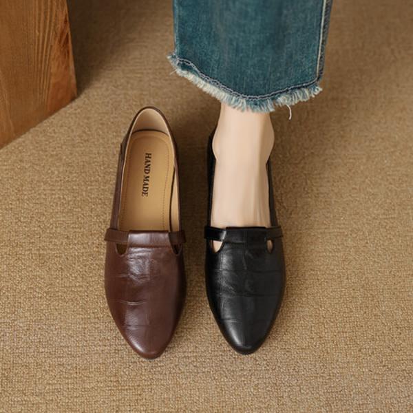 Exquisite Handcrafted Leather Women's Shoes: Elegance Meets Luxury Craftsmanship(EcqiH-3762)