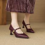 Handcrafted Leather Women's Shoes: Timeless Elegance and Luxury Craftsmanship(EcqiHL-3688)
