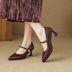 Handcrafted Leather Women's Shoes: Timeless Elegance and Luxury Craftsmanship(EcqiHL-3688)