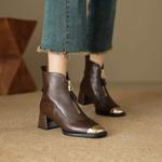 Luxurious Handcrafted Leather Women’s Shoes: Elegance in Every Stitch(EcqiHL-6112)