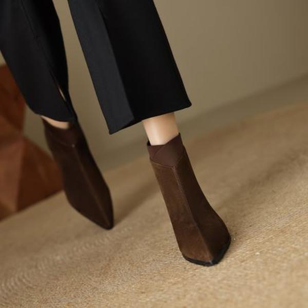 Handcrafted Leather Women's Shoes: Luxury Elegance(EcqiH-6118)