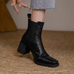 Handcrafted Luxury Genuine Leather Women's Shoes - Elegant Craftsmanship(EcqiH-6108)