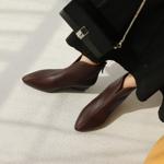 Luxurious Handcrafted Leather Women's Shoes: Elegant Craftsmanship(EcqiH-6128)