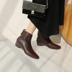 Luxurious Handcrafted Leather Women's Shoes: Elegant Craftsmanship(EcqiH-6128)