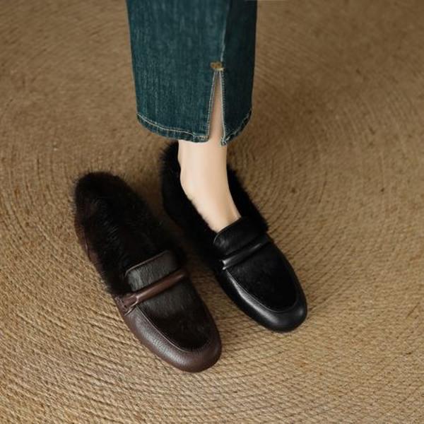 Exquisite Handcrafted Leather Women's Shoes - Luxurious Elegance(EcqiH-6130)