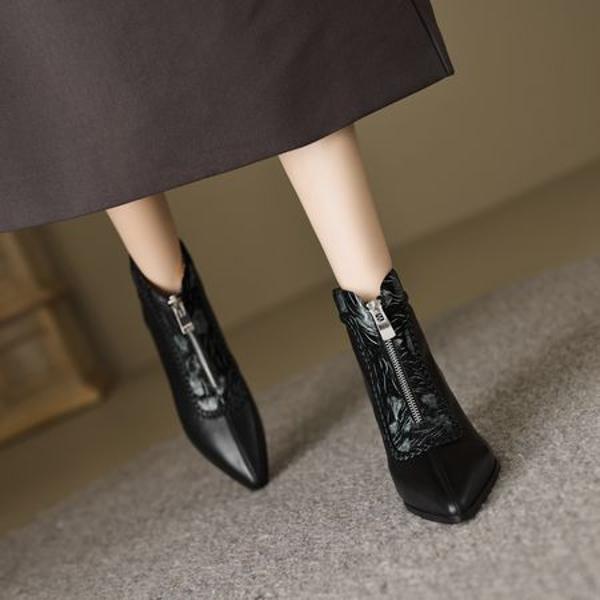 Elegantly Crafted Luxury Leather Handcrafted Women's Shoes(EcqiH-6138)