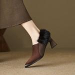 Handcrafted Luxury Leather Women's Shoes(EcqiH-6160)