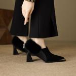 Handcrafted Luxury Leather Women's Shoes(EcqiH-6160)