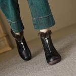 Handcrafted Luxury Leather Shoes for Elegant Women(EcqiH-6156)