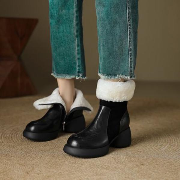 Handcrafted Luxury Leather Shoes for Elegant Women(EcqiH-6180)