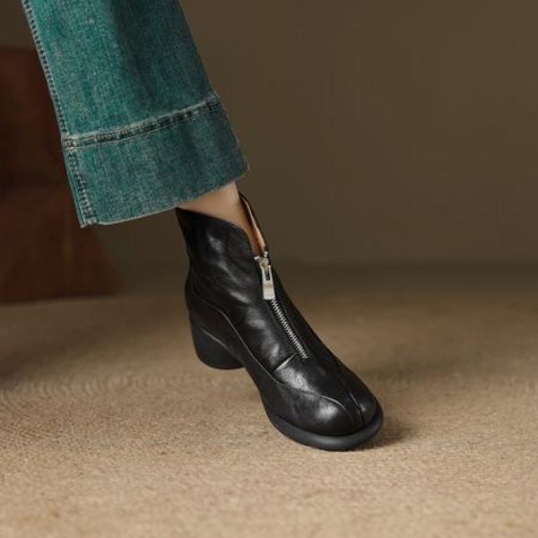 Handcrafted Luxury Genuine Leather Women's Shoes - Elegance Redefined(EcqiH-6172)