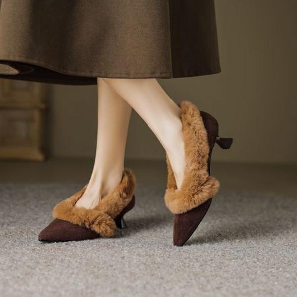 Handcrafted Genuine Leather Women’s Shoes: Elegant, Luxurious Craftsmanship(EcqiH-6170)