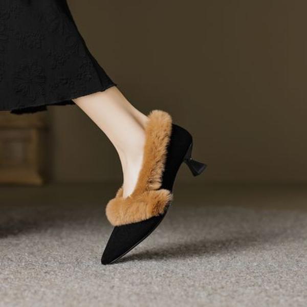 Handcrafted Genuine Leather Women’s Shoes: Elegant, Luxurious Craftsmanship(EcqiH-6170)