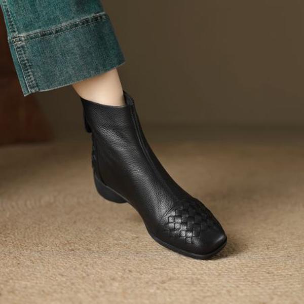 Handcrafted Leather Women’s Shoes - Elegant Luxury Quality(EcqiHL-6173)